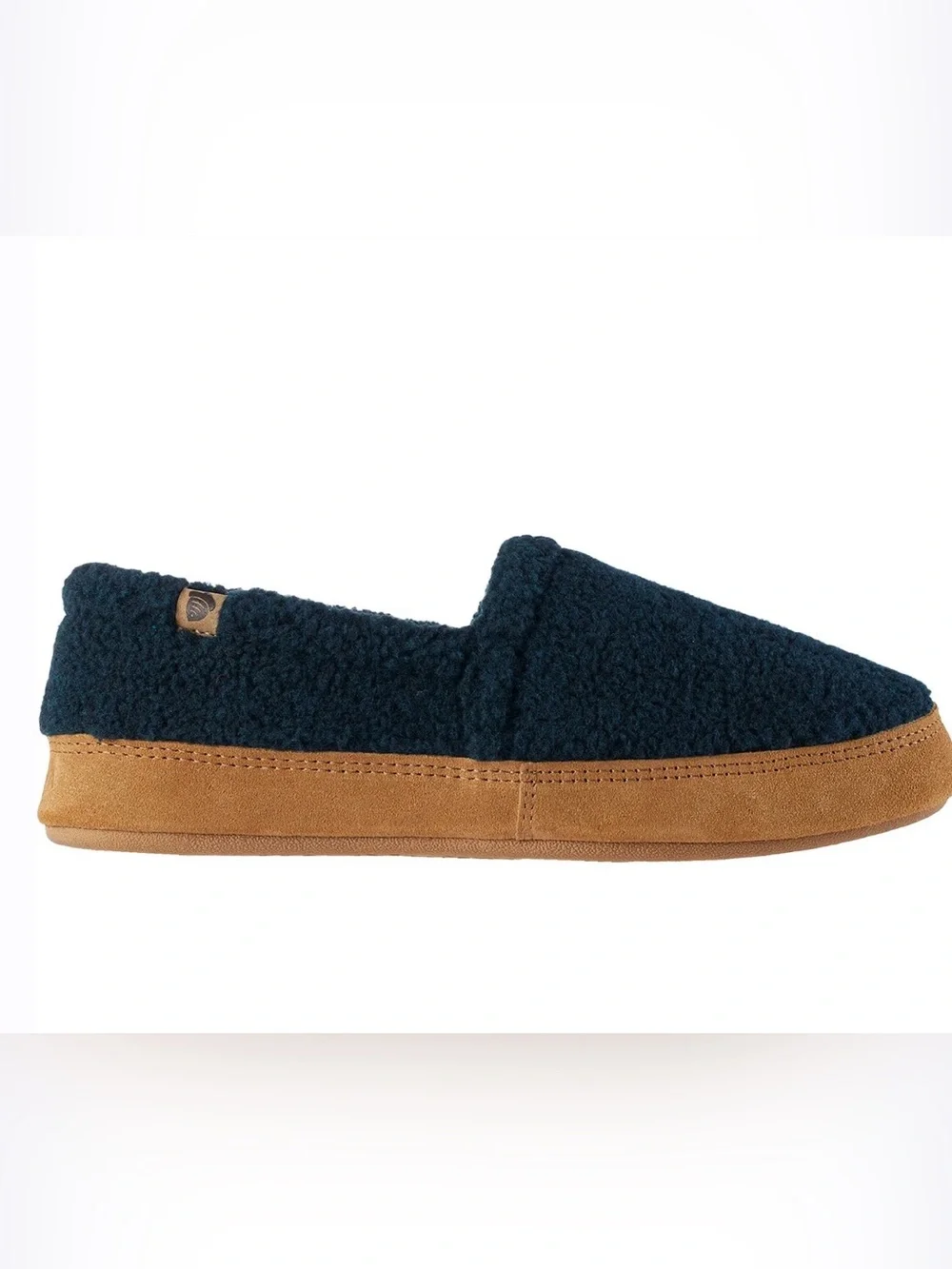Acorn Blue Spruce Moccasin-Style Slip-On Slipper 10.5-11.5